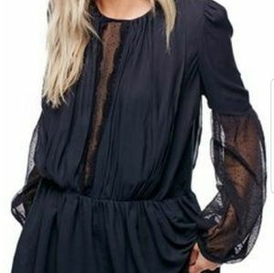Free people long sleeve over sized shirt